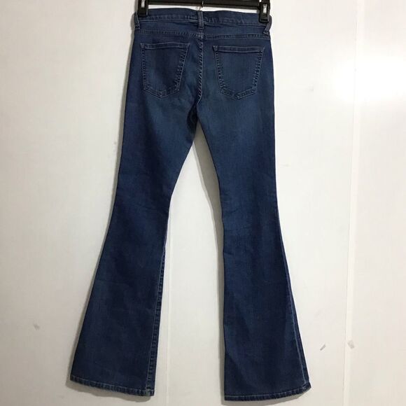 Current/Elliott Sample Blue Wash Flare Leg Jeans - Picture 3 of 15